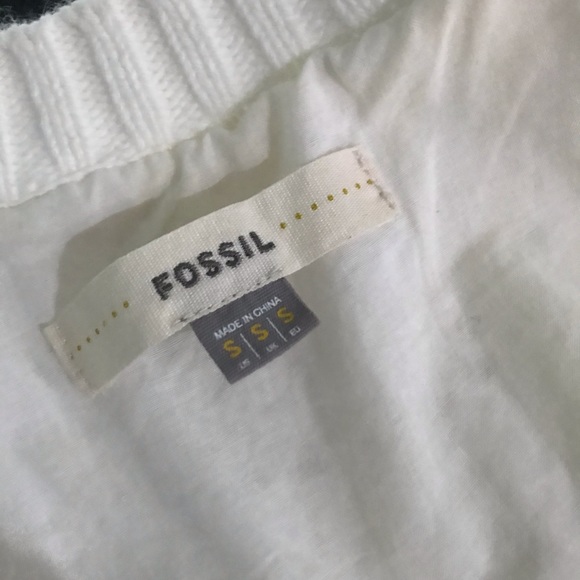 🌵Fossil Sweater White/Creme Dress SZ S - Picture 5 of 5